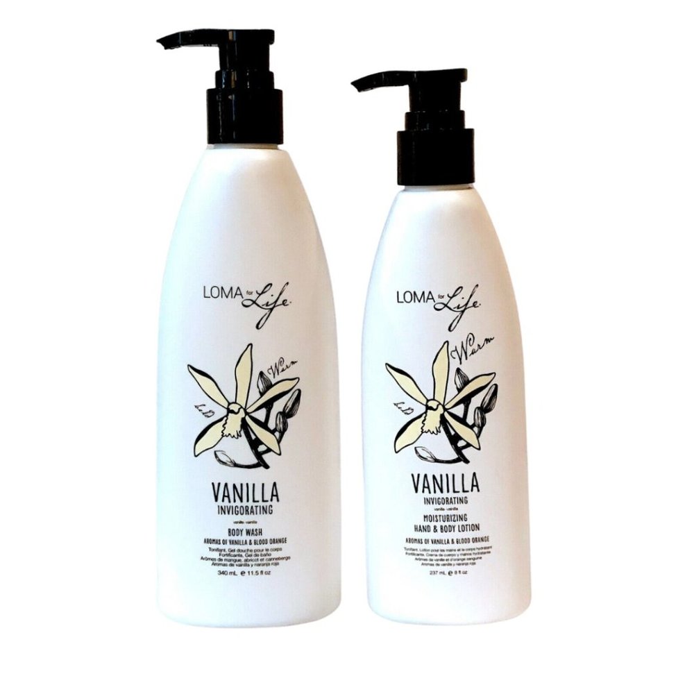 Loma Vanilla Body Wash & Lotion Set